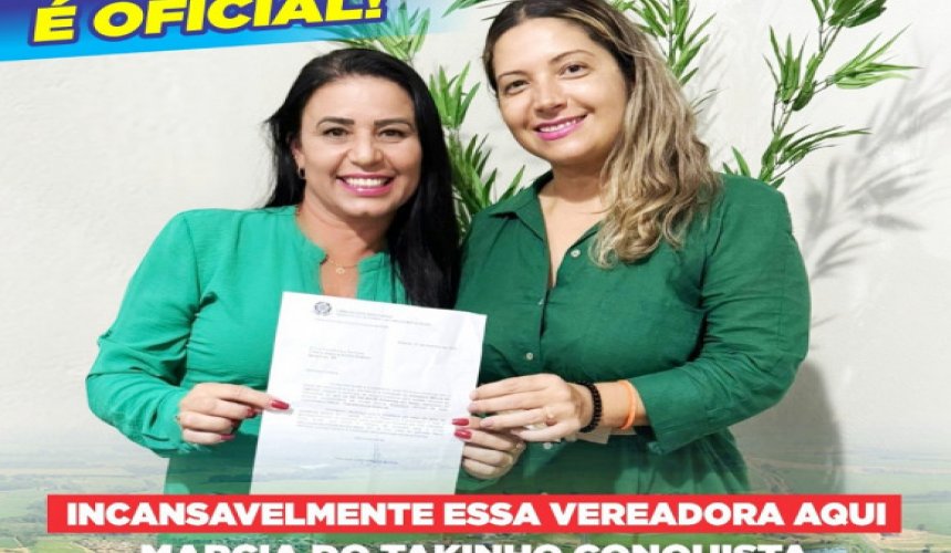 SEVERÍNIA - AGORA É OFICIAL! Marcia do Taquinho (PSD) conseguiu mais uma verba de RS 300 mil, emenda do deputado Motta (PL).