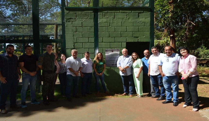 GUAIRA - Prefeitura inaugura novos viveiros no Zoológico Municipal Joaquim Garcia Franco